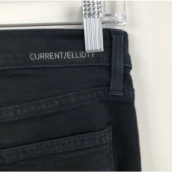 Current Elliott Jeans Black The Ankle Skinny - Picture 8 of 8